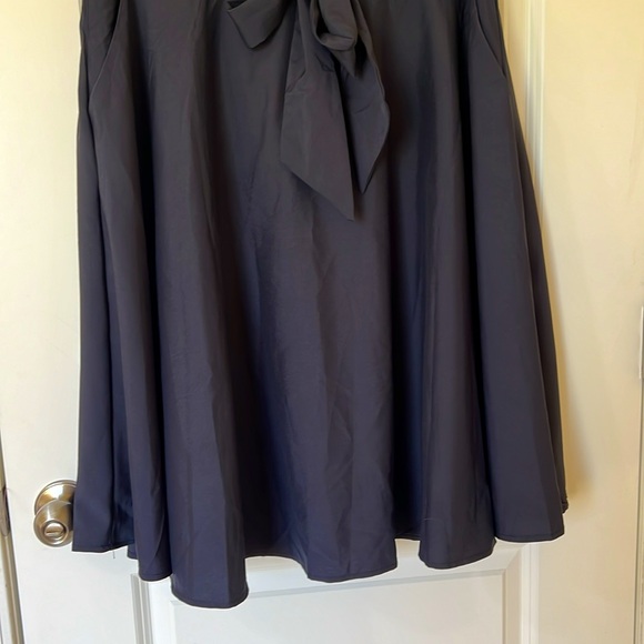 NWT, 3XL Afibi Womens Vintage High Waist A-Line Flared Midi Skirt with Pockets. - Picture 6 of 14